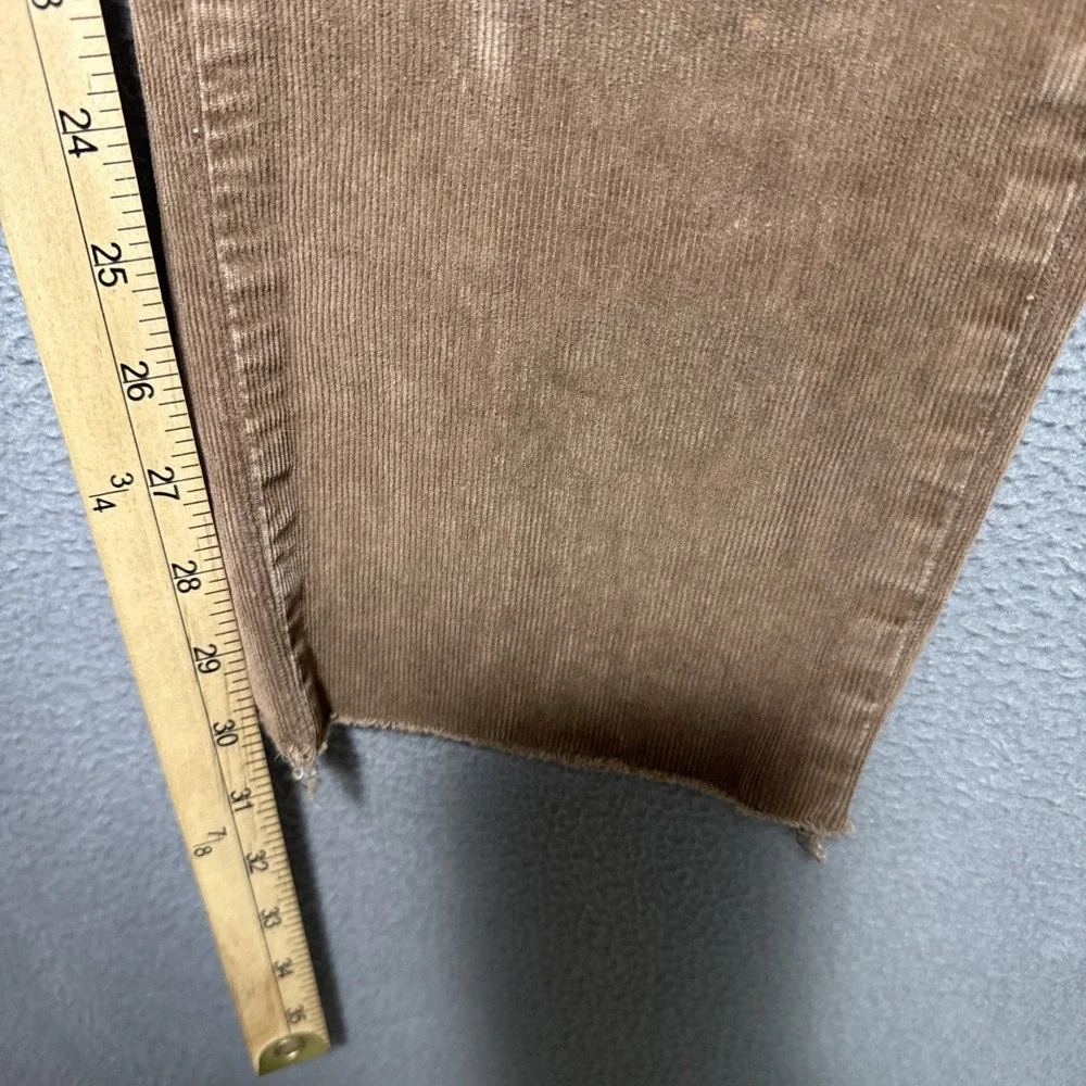 johnnie-O Corduroy Pants Mens‎ 33x34 (33x31) Grunge Raw Hem Straight Minimalist